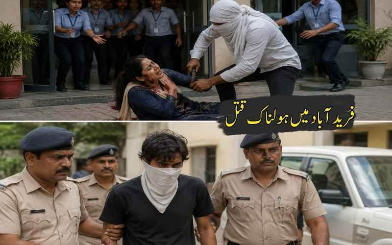فرید آباد اسکول قتل کیس، ٹیچر کے قتل کا ملزم چند گھنٹوں میں گرفتار